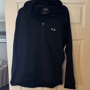 Oakley Black Full-Zip Hoodie
